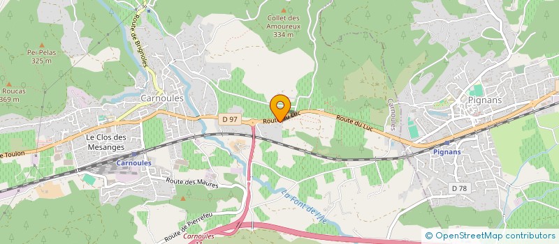 localisation de l'entreprise DA FAMILIALE  CARNOULES