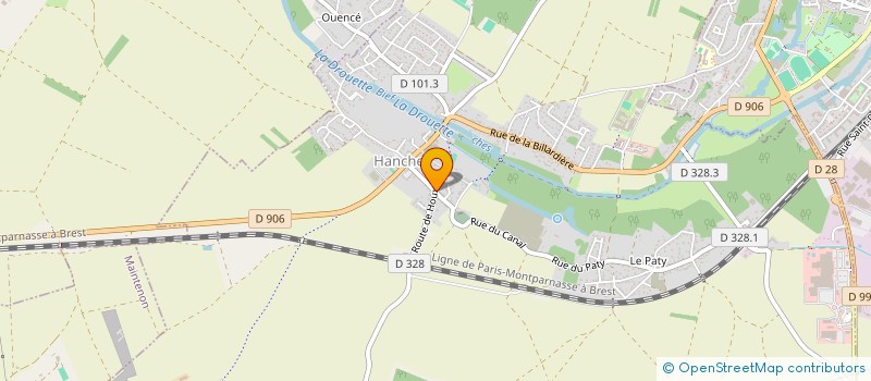 localisation de l'entreprise DA FONTE PAYSAGE  HANCHES