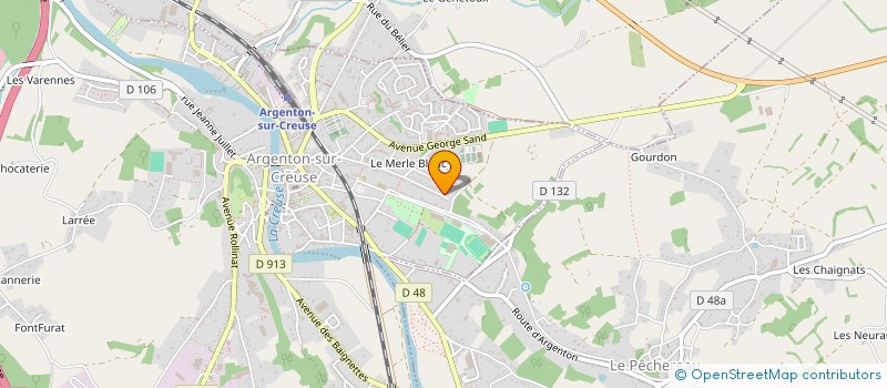 localisation de l'entreprise DA FRANCESCO EURL à ARGENTON-SUR-CREUSE