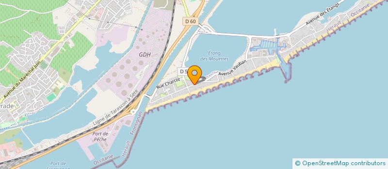 localisation de l'entreprise DA GEMA à FRONTIGNAN
