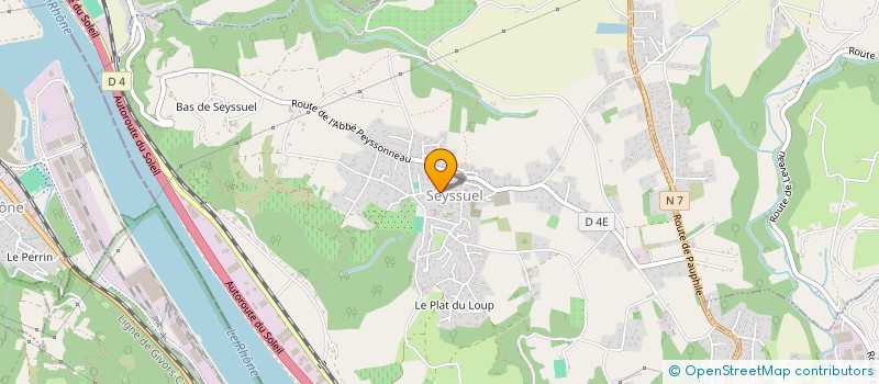 localisation de l'entreprise DA GIANNI à SEYSSUEL