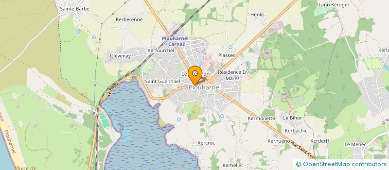 localisation de l'entreprise DA GINA à PLOUHARNEL