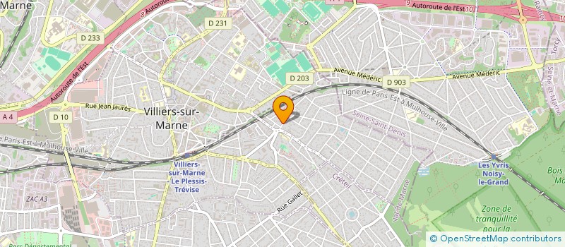 localisation de l'entreprise DA GRACA PEREIRA à VILLIERS-SUR-MARNE