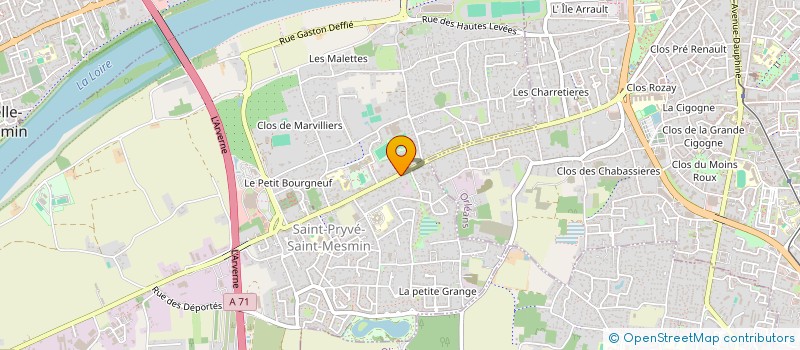 localisation de l'entreprise DA IMMO  SAINT-PRYVE-SAINT-MESMIN