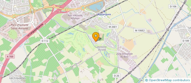 localisation de l'entreprise DA IMMOBILIER à BAILLARGUES
