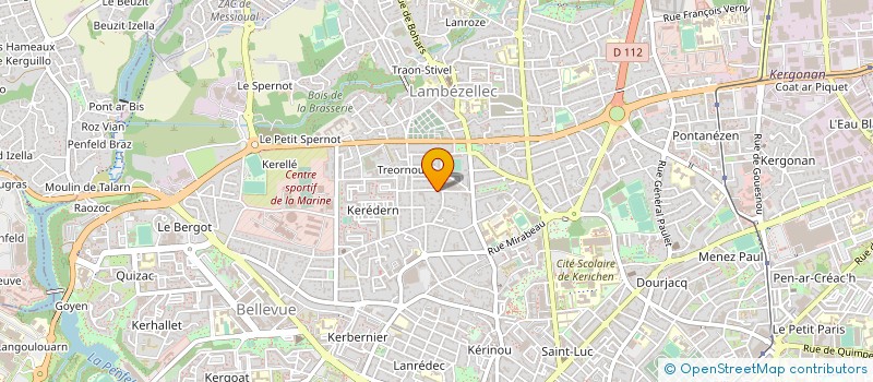 localisation de l'entreprise DA INVEST à BREST