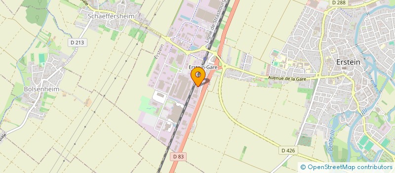 localisation de l'entreprise DA INVEST  OSTHEIM