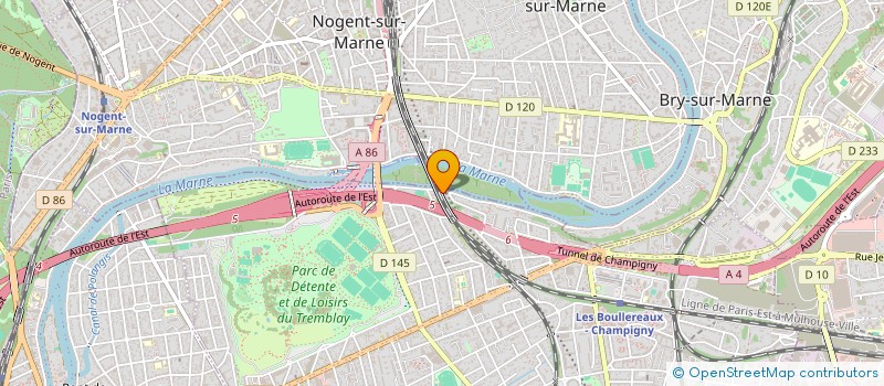 localisation de l'entreprise DA JC à CHAMPIGNY-SUR-MARNE