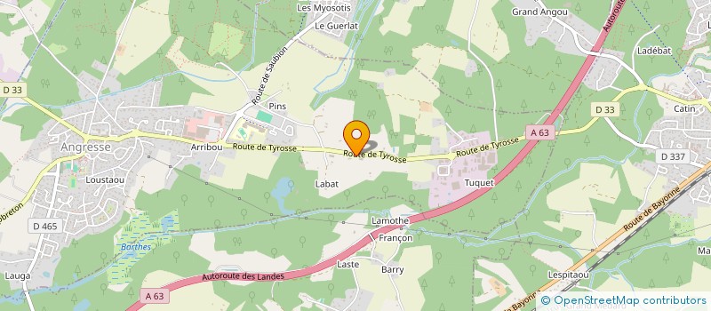 localisation de l'entreprise DA-LA  ANGRESSE