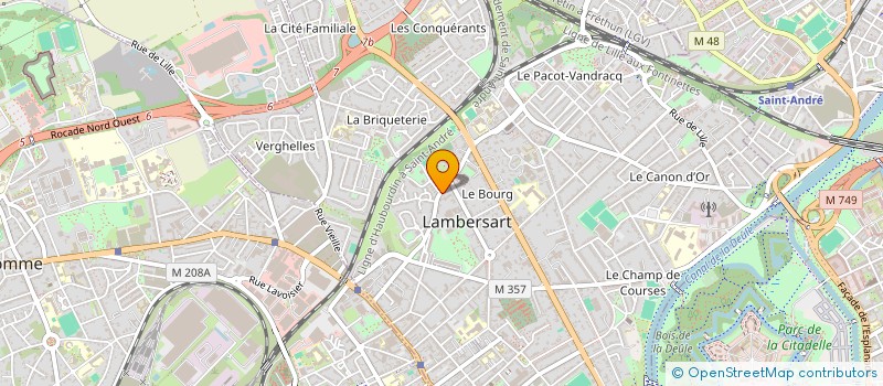 localisation de l'entreprise DA LABS 1  LAMBERSART