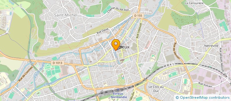 localisation de l'entreprise DA LEONELLI à EVREUX