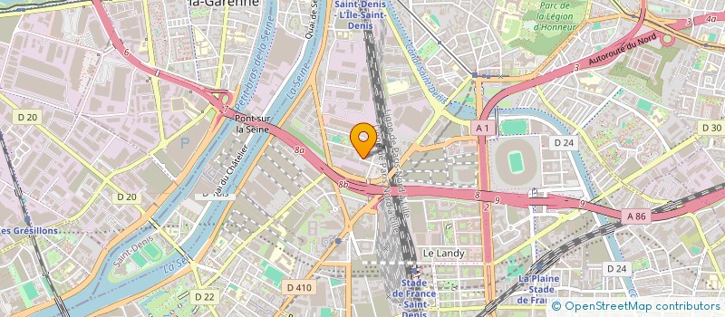 localisation de l'entreprise DA LIBERO à SAINT-DENIS