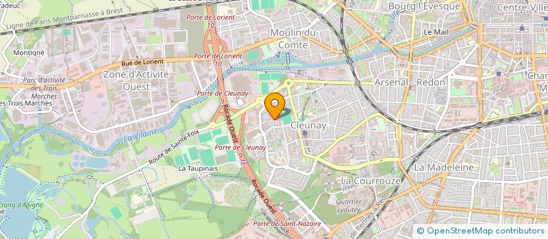 localisation de l'entreprise DA LOGICIEL à RENNES