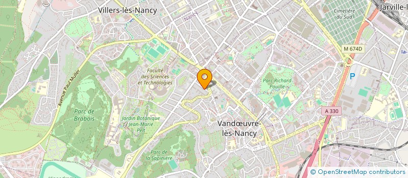 localisation de l'entreprise DA MA DIT 54  VANDUVRE-LES-NANCY