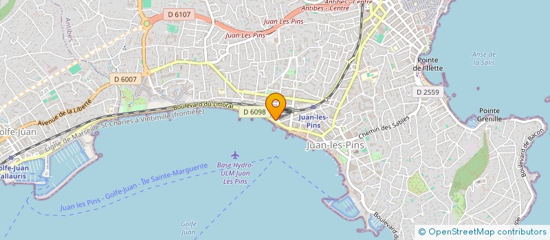 localisation de l'entreprise DA MARIO à ANTIBES