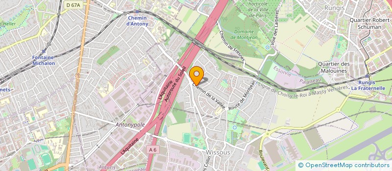 localisation de l'entreprise DA MIMMO  WISSOUS