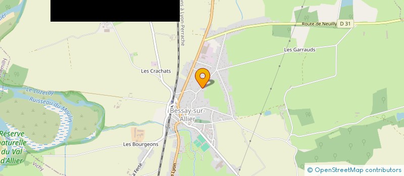 localisation de l'entreprise DA MOREAU  BESSAY-SUR-ALLIER