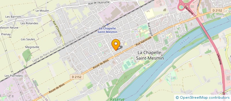 localisation de l'entreprise DA MOTA EURL à LA CHAPELLE-SAINT-MESMIN