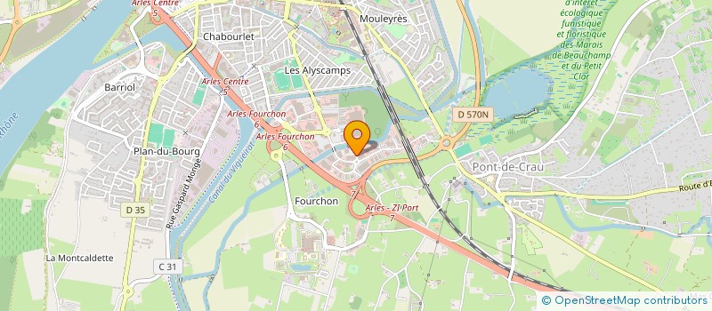 localisation de l'entreprise DA.NA  ARLES