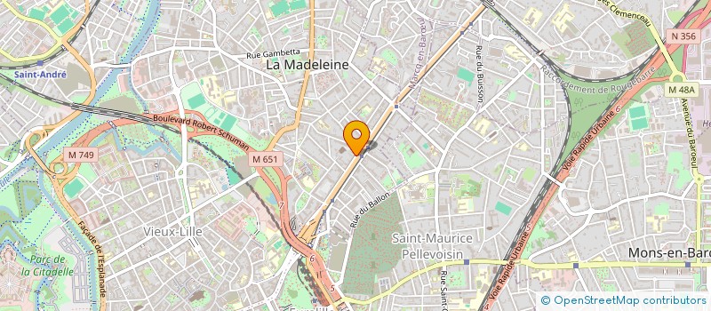 localisation de l'entreprise DA.NI.NA. à LA MADELEINE