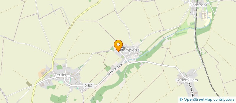 localisation de l'entreprise DA-NI TP à DOMPIERRE