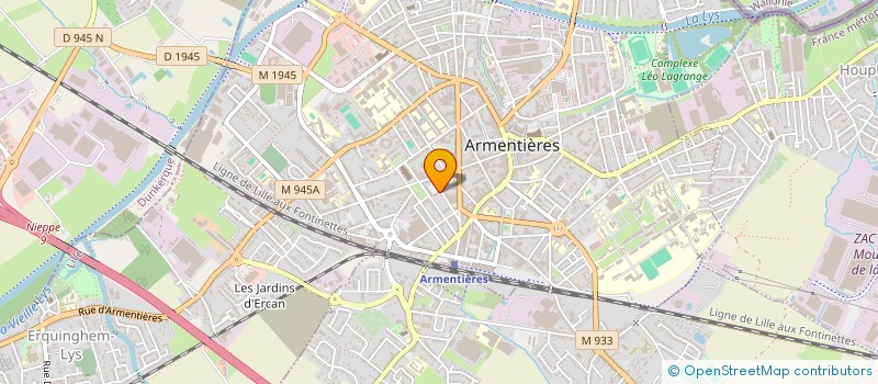 localisation de l'entreprise DA NICOLA à ARMENTIERES