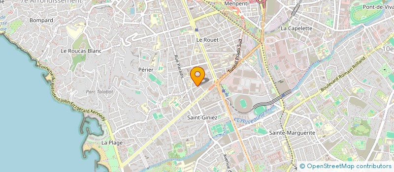 localisation de l'entreprise DA PARTNER à MARSEILLE