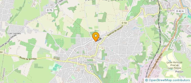 localisation de l'entreprise DA PATRIMOINE  CHAPONOST