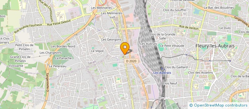 localisation de l'entreprise DA PINOCCHIO à FLEURY LES AUBRAIS