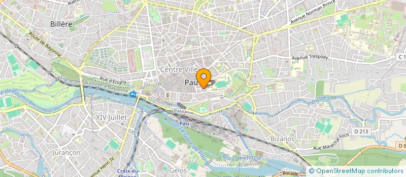 localisation de l'entreprise DA POMODORO à PAU