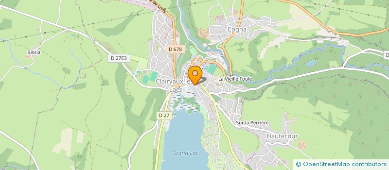 localisation de l'entreprise DA PRESTO RESTO à CLAIRVAUX-LES-LACS