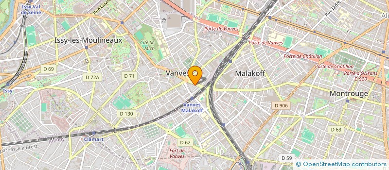 localisation de l'entreprise DA PRIVE à VANVES