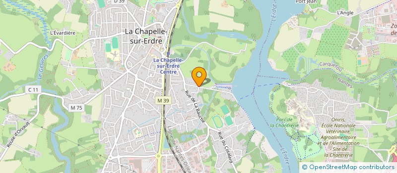 localisation de l'entreprise DA-RA OFFICE à LA CHAPELLE-SUR-ERDRE