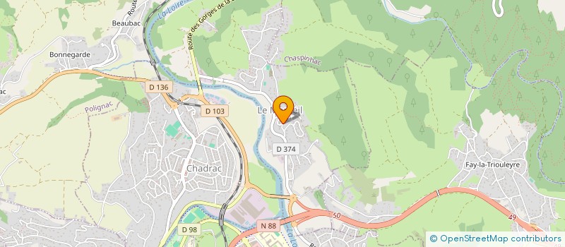 localisation de l'entreprise DA ROCHA  LE MONTEIL