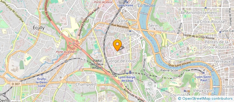 localisation de l'entreprise DA ROCHA - ANDRADE  LYON