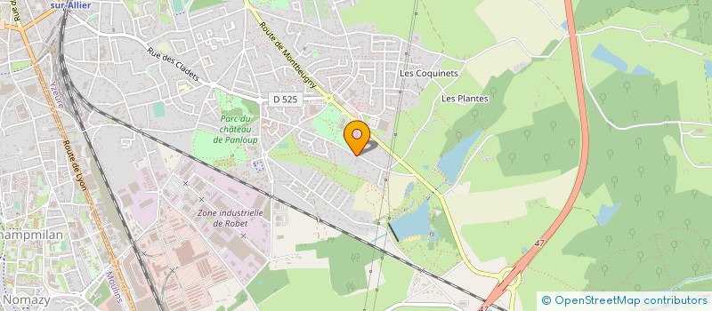 localisation de l'entreprise DA ROCHA BATIMENT à YZEURE
