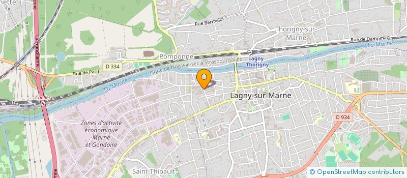 localisation de l'entreprise DA ROCHA FRERES  LAGNY-SUR-MARNE