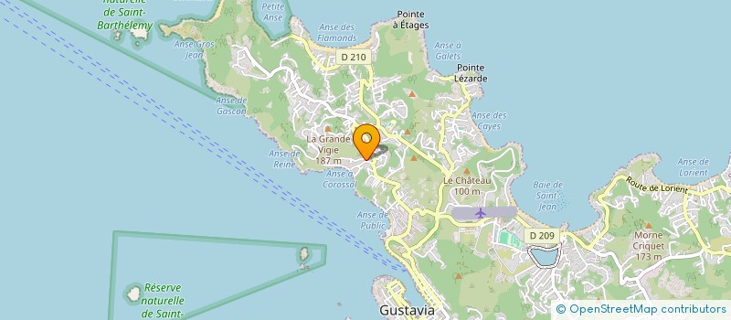 localisation de l'entreprise DA ROCHA NEVES JORGE à SAINT-BARTHELEMY