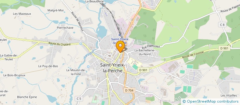 localisation de l'entreprise DA RODA & SCLAVE à SAINT-YRIEIX-LA-PERCHE