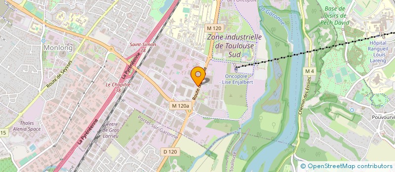 localisation de l'entreprise DA SILVA  TOULOUSE