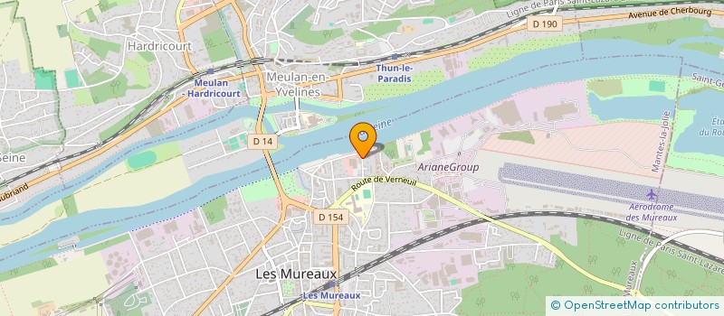 localisation de l'entreprise DA SILVA à LES MUREAUX