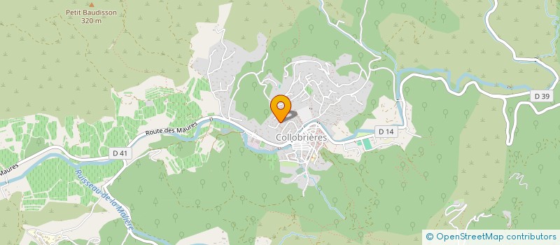 localisation de l'entreprise DA SILVA  COLLOBRIERES