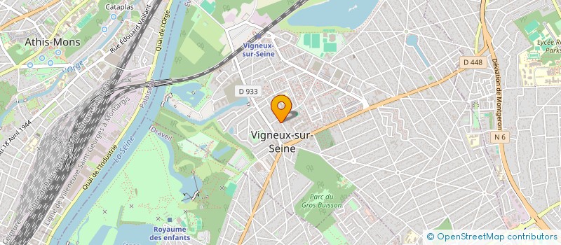localisation de l'entreprise DA SILVA à VIGNEUX-SUR-SEINE
