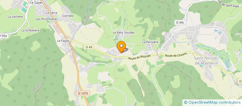 localisation de l'entreprise DA SILVA  VOIRON