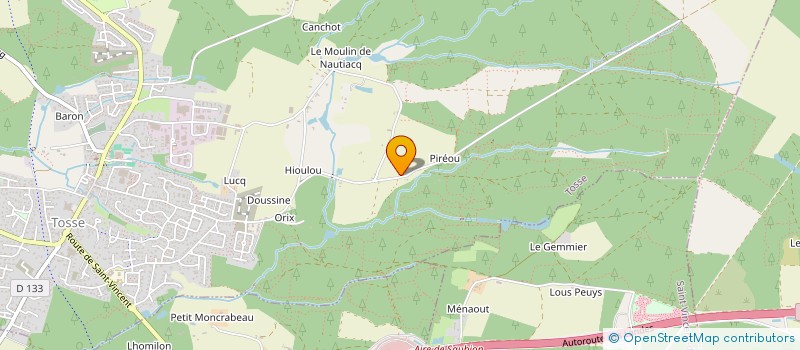 localisation de l'entreprise DA SILVA  TOSSE