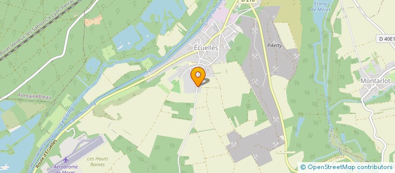 localisation de l'entreprise DA SILVA à MORET-LOING-ET-ORVANNE