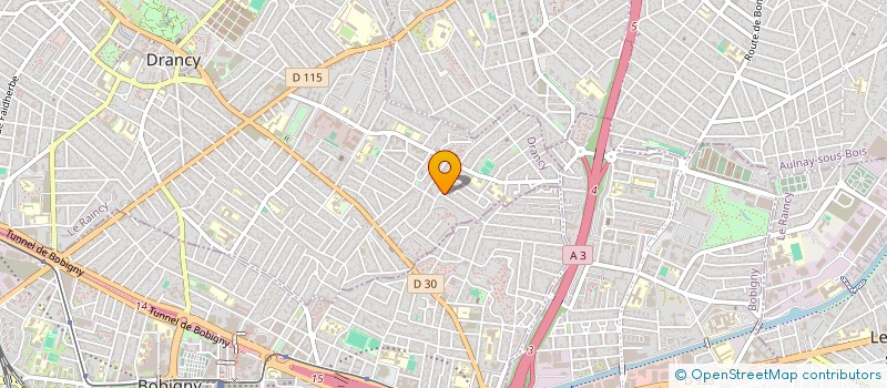 localisation de l'entreprise DA SILVA à DRANCY
