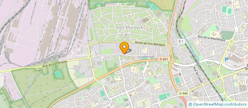 localisation de l'entreprise DA SILVA à DUNKERQUE