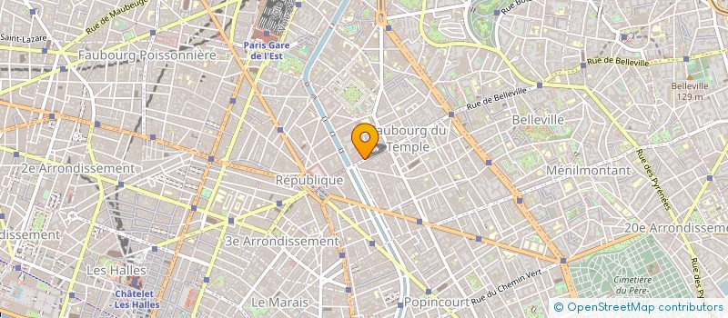 localisation de l'entreprise DA SILVA à PARIS 10