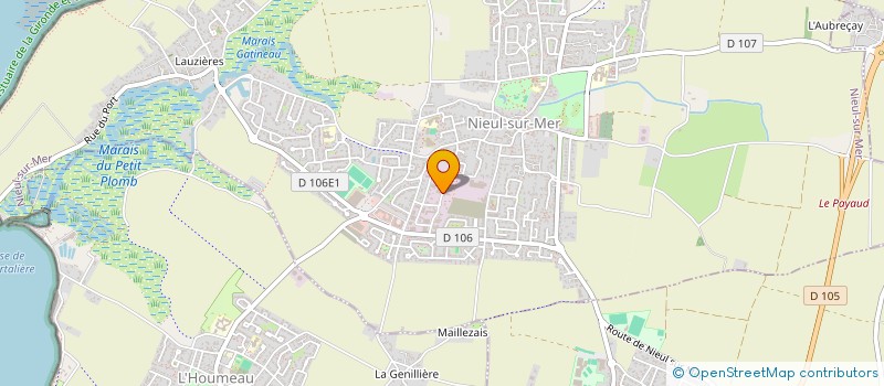 localisation de l'entreprise DA SILVA ALBERTO SARL à NIEUL-SUR-MER